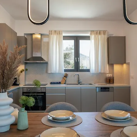 Epsilon Villa, Private Swimming Pool Garden, Panoramic Sunset Vila Rethymno