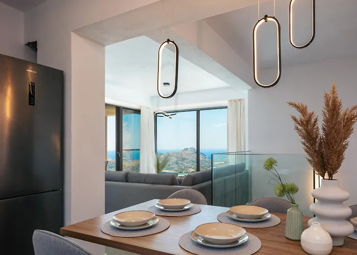 Epsilon Villa, Private Swimming Pool Garden, Panoramic Sunset Ретимно