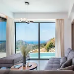 Epsilon Villa, Private Swimming Pool Garden, Panoramic Sunset Willa Retimno